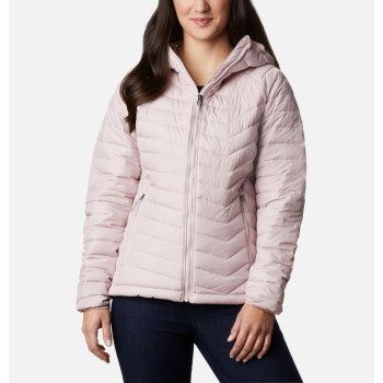 Columbia Jas Dames, Powder Lite Hooded Roze, 84NUBKXIM